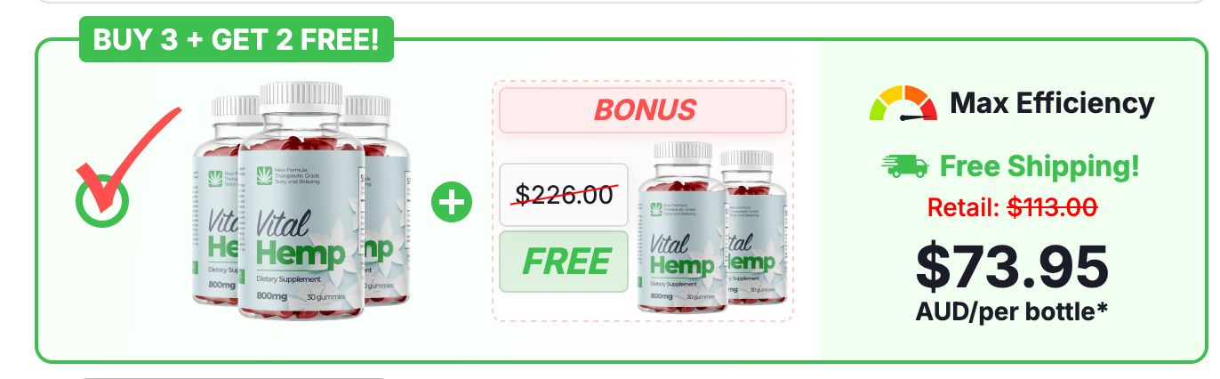 Vital Hemp Gummies Australia